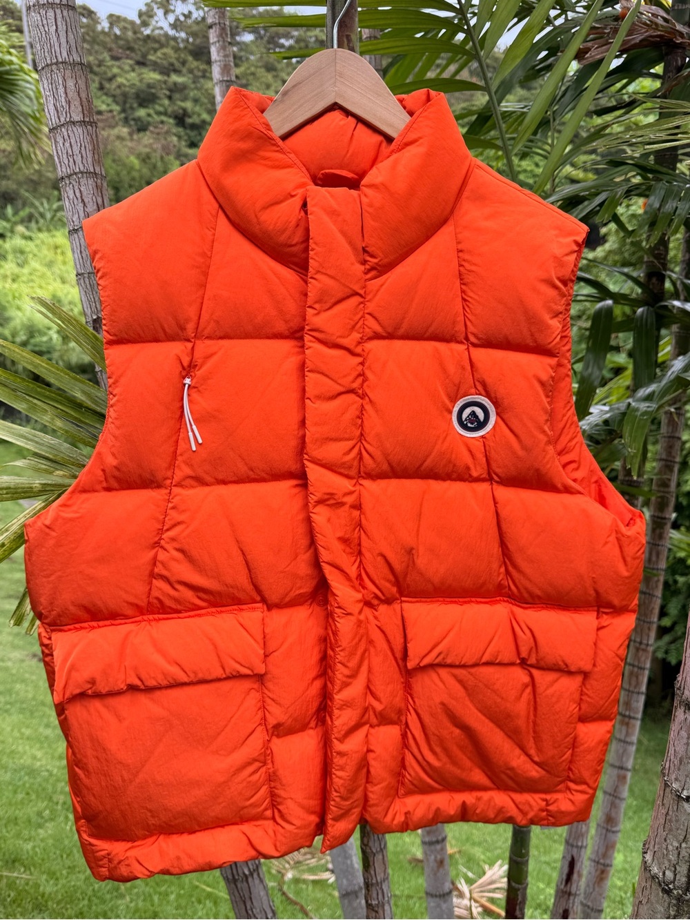 KITH Orange Quilted Puffer Vest